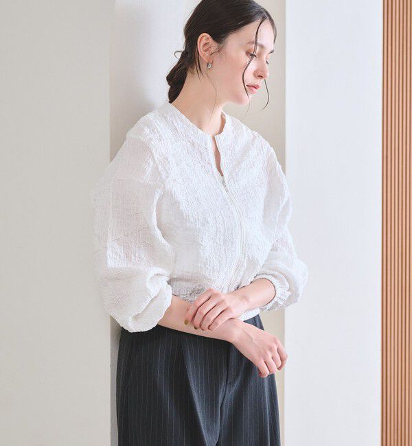 BEAUTY&YOUTH UNITED ARROWS「【WEB限定】シャーリング ジップ シャツ」|その他|