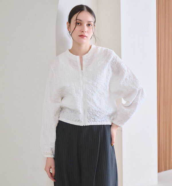 BEAUTY&YOUTH UNITED ARROWS「【WEB限定】シャーリング ジップ シャツ」|その他|