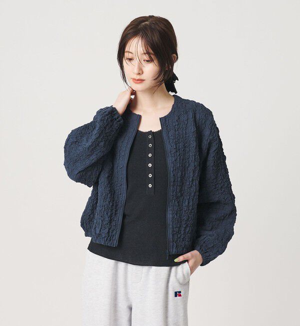 BEAUTY&YOUTH UNITED ARROWS「【WEB限定】シャーリング ジップ シャツ」|その他|