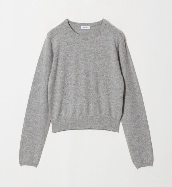 ATTISESSION「＜ATTISESSION＞ショート プルオーバーニット」|ニット・セーター|MD.GRAY