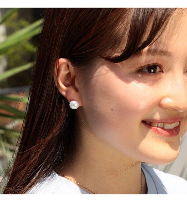 BEAMS SELECTION for WOMEN「jour couture / Dimple.01 パールピアス」|ピアス|
