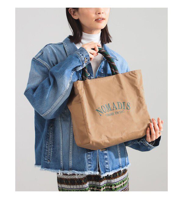 BEAMS SELECTION for WOMEN「NOMADIS / SAC2 WIDE ロゴ トートバッグ」|トートバッグ|
