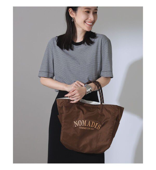 BEAMS SELECTION for WOMEN「NOMADIS / SAC2 WIDE ロゴ トートバッグ」|トートバッグ|