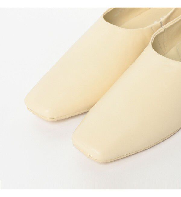 BEAMS SELECTION for WOMEN「SHISEI / MM TIGHT SQUARE スリッポン」|パンプス|