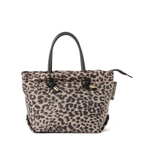 BEAMS SELECTION for WOMEN「VIOLAd&rsquo;ORO / ナイロン レオパード トートバッグ S」|トートバッグ|