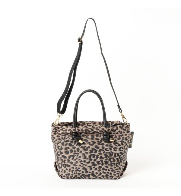 BEAMS SELECTION for WOMEN「VIOLAd&rsquo;ORO / ナイロン レオパード トートバッグ S」|トートバッグ|
