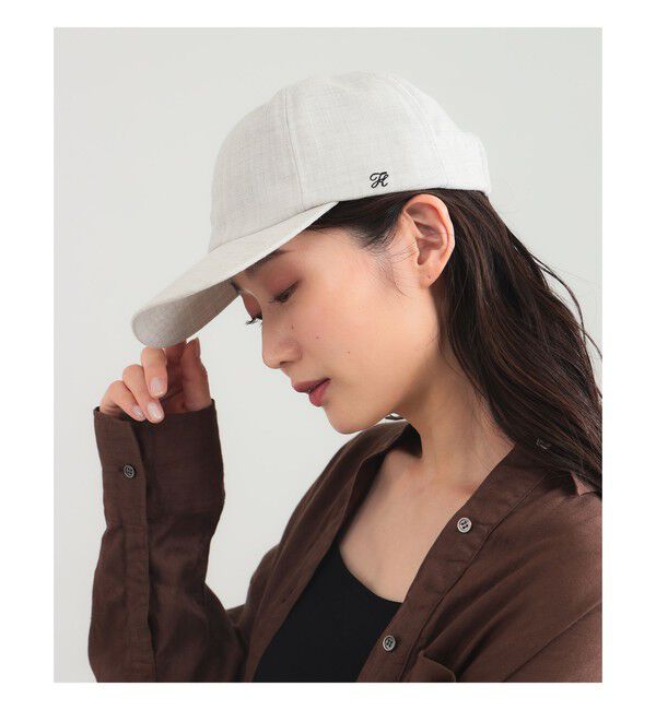 Demi-Luxe BEAMS 「【別注】〈WOMEN〉KIJIMA TAKAYUKI / ポリエステル 6パネル キャップ」|ハット|NATURAL