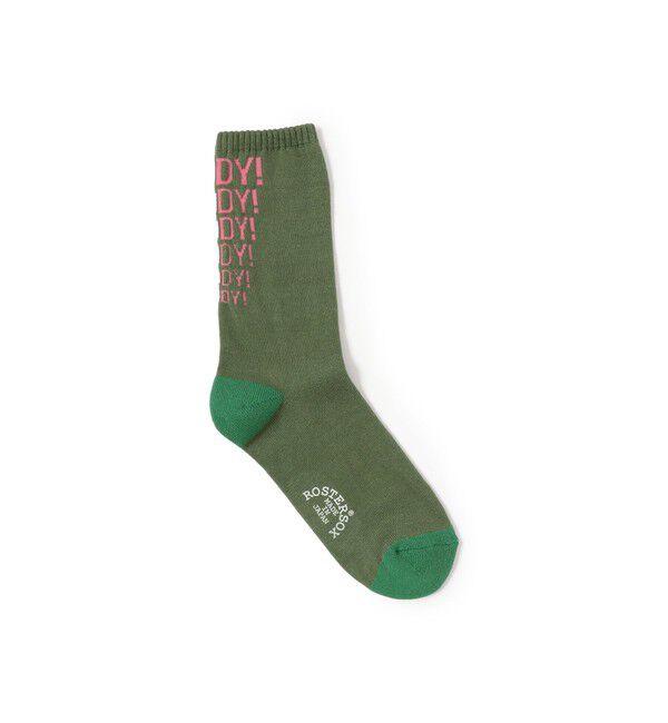 BEAMS SELECTION for WOMEN「【別注】ROSTER SOX / THANKS BUDDY SOX」|ソックス|GREEN