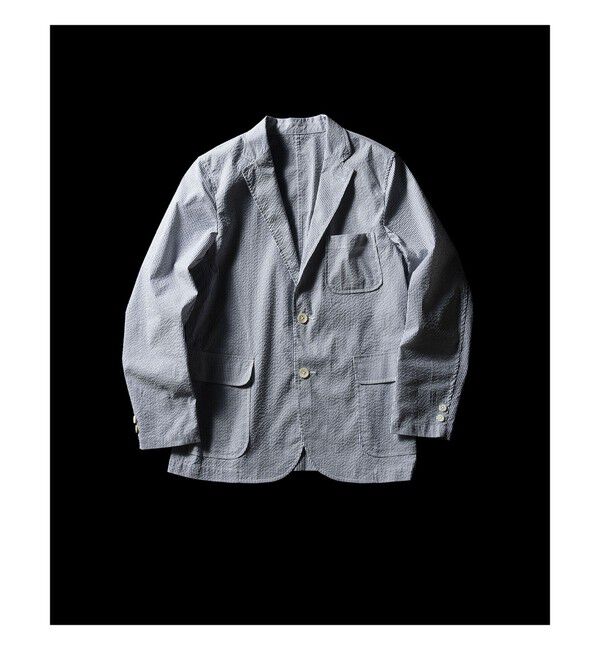 BEAMS PLUS「3B Shirt Jacket COOLMAX (R) Seersucker」|その他|