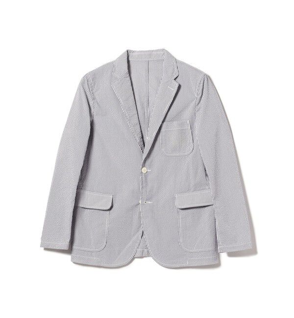 BEAMS PLUS「3B Shirt Jacket COOLMAX (R) Seersucker」|その他|