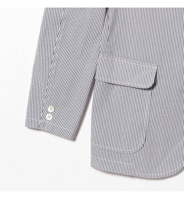 BEAMS PLUS「3B Shirt Jacket COOLMAX (R) Seersucker」|その他|
