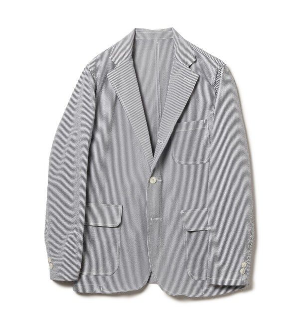 BEAMS PLUS「3B Shirt Jacket COOLMAX (R) Seersucker」|その他|