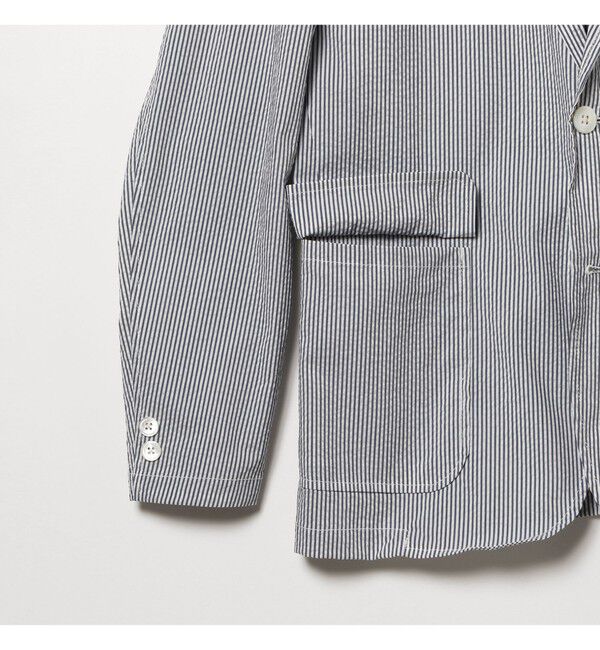 BEAMS PLUS「3B Shirt Jacket COOLMAX (R) Seersucker」|その他|