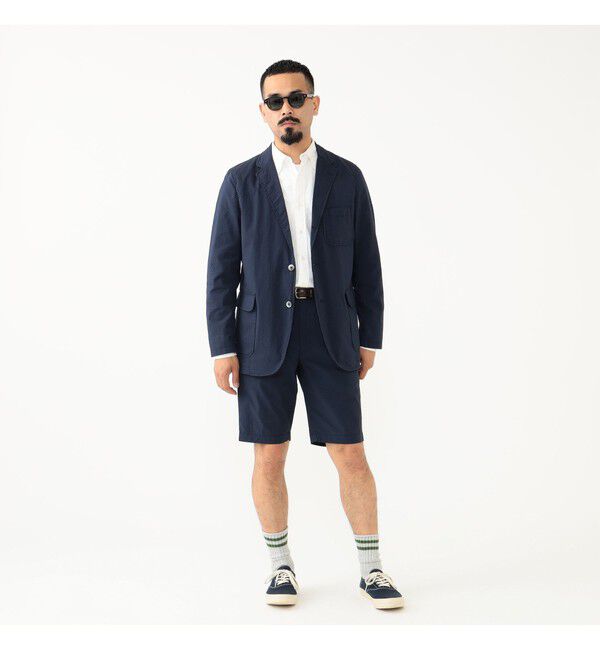 BEAMS PLUS「3B Shirt Jacket COOLMAX (R) Seersucker」|その他|
