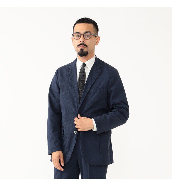 BEAMS PLUS「3B Shirt Jacket COOLMAX (R) Seersucker」|その他|