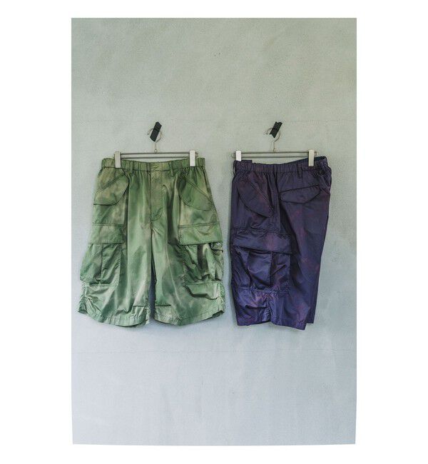 BEAMS PLUS「Beach 6 Pocket Shorts NYCO Twill Pigment Print」|その他|