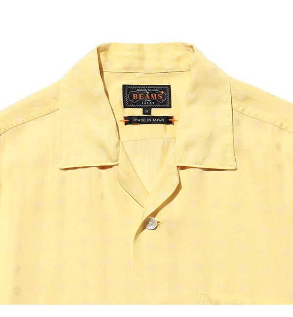 BEAMS PLUS「Cabana-SHT Cupro Dot Pattern」|シャツ・ブラウス|