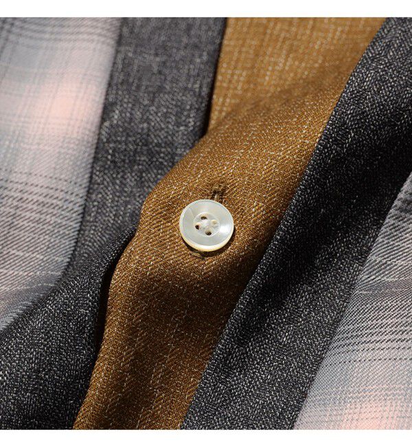BEAMS PLUS「Switch Shirts-Jacket Wool Ombre」|ブルゾン・スタジャン|