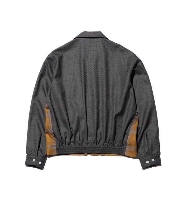 BEAMS PLUS「Switch Shirts-Jacket Wool Ombre」|ブルゾン・スタジャン|