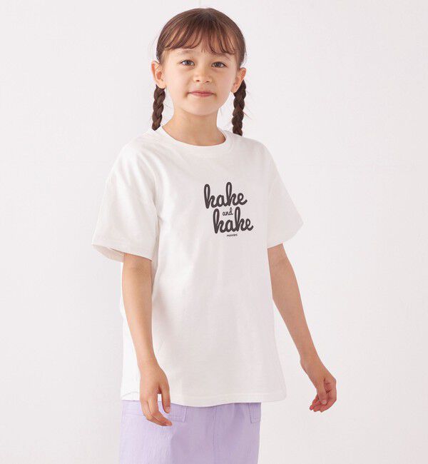 SHIPS any「【SHIPS any別注】MONMIMI: グラフィック プリント 半袖 Tシャツ<KIDS>」|Tシャツ・カットソー|