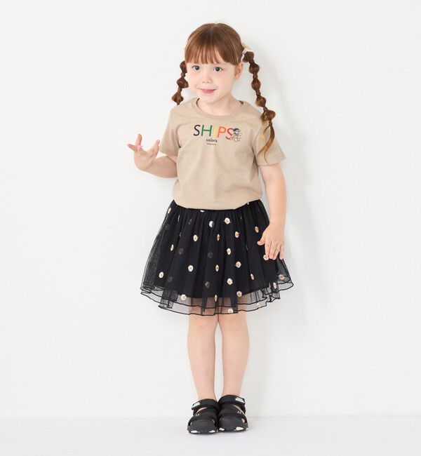 SHIPS Colors 「SHIPS Colors:90～140cm/〈手洗い可能〉チュールギャザースカート◇」|スカート|