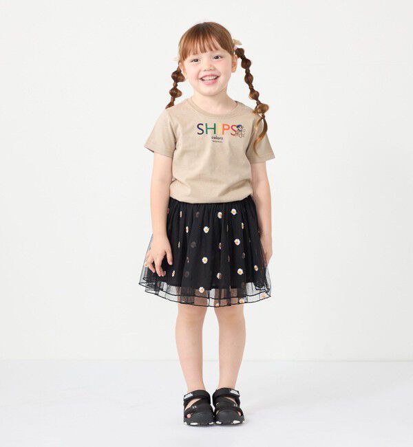 SHIPS Colors 「SHIPS Colors:90～140cm/〈手洗い可能〉チュールギャザースカート◇」|スカート|