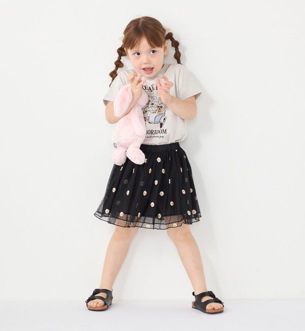 SHIPS Colors 「SHIPS Colors:90～140cm/〈手洗い可能〉チュールギャザースカート◇」|スカート|