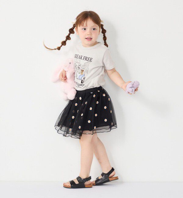 SHIPS Colors 「SHIPS Colors:90～140cm/〈手洗い可能〉チュールギャザースカート◇」|スカート|