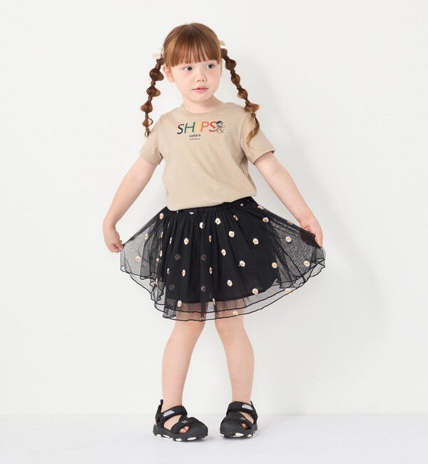 SHIPS Colors 「SHIPS Colors:90～140cm/〈手洗い可能〉チュールギャザースカート◇」|スカート|