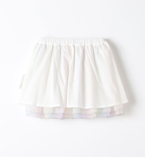SHIPS Colors 「SHIPS Colors:90～140cm/〈手洗い可能〉チュールギャザースカート◇」|スカート|