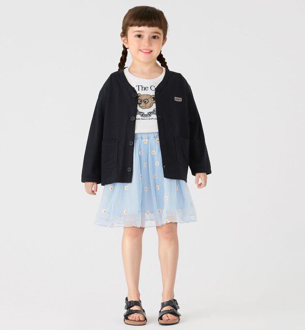 SHIPS Colors 「SHIPS Colors:90～140cm/〈手洗い可能〉チュールギャザースカート◇」|スカート|