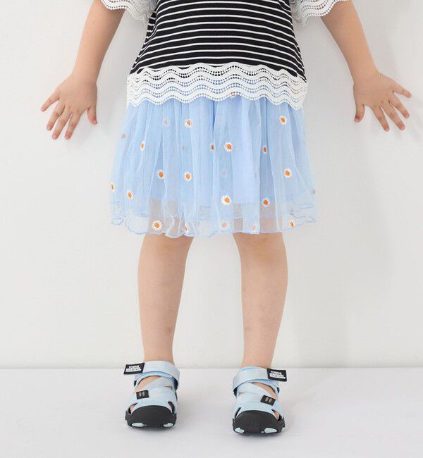 SHIPS Colors 「SHIPS Colors:90～140cm/〈手洗い可能〉チュールギャザースカート◇」|スカート|