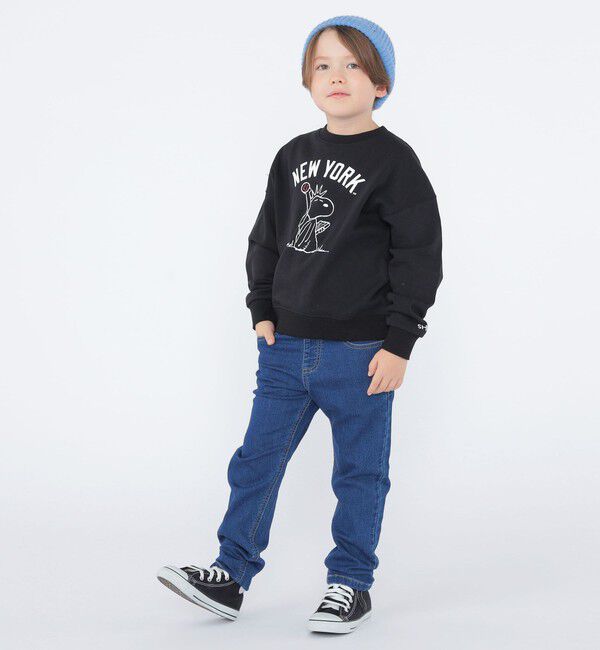 SHIPS KIDS「SHIPS KIDS:100～130cm / ソフト ストレッチ デニム パンツ」|デニム|