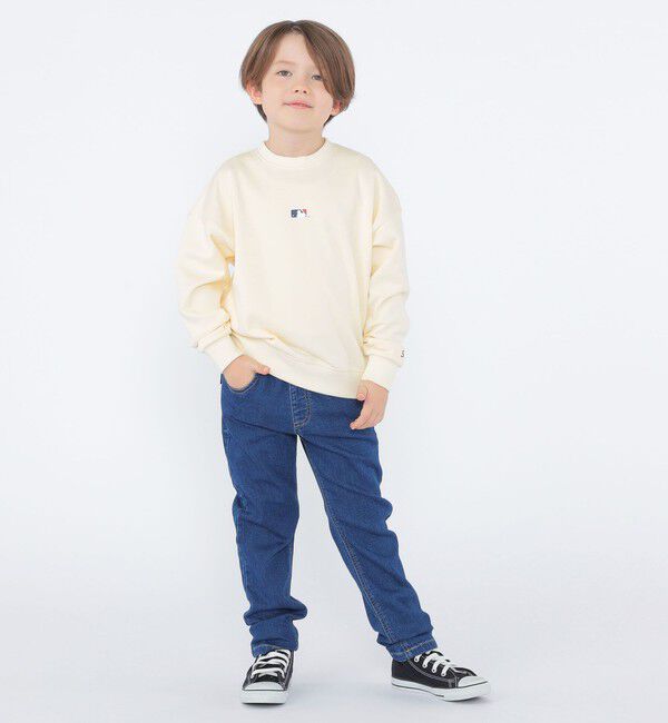 SHIPS KIDS「SHIPS KIDS:100～130cm / ソフト ストレッチ デニム パンツ」|デニム|