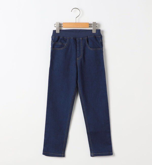 SHIPS KIDS「SHIPS KIDS:100～130cm / ソフト ストレッチ デニム パンツ」|デニム|ダークブルー