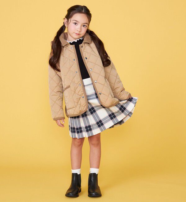 SHIPS KIDS「100～130cm / チェック プリーツ スカート」|スカート|