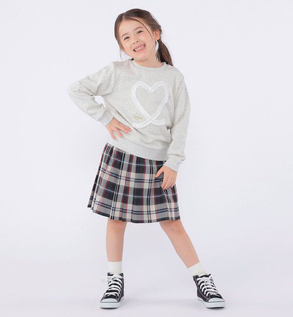SHIPS KIDS「100～130cm / チェック プリーツ スカート」|スカート|