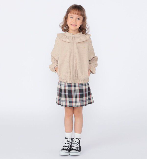SHIPS KIDS「100～130cm / チェック プリーツ スカート」|スカート|