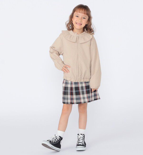 SHIPS KIDS「100～130cm / チェック プリーツ スカート」|スカート|