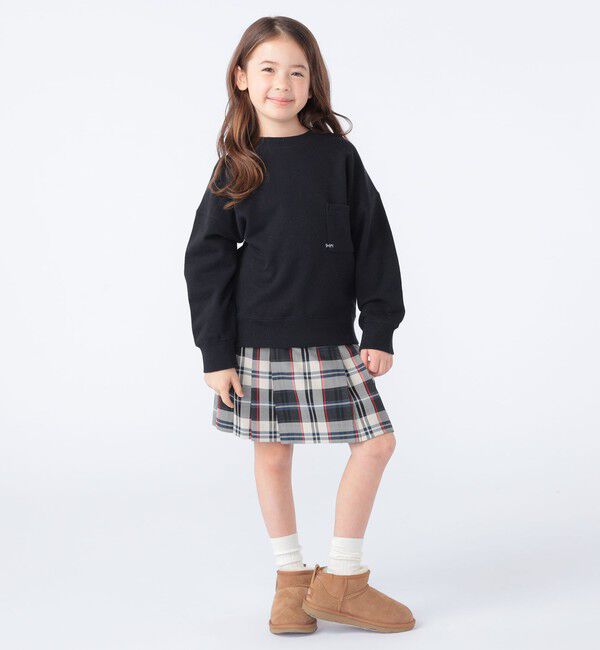 SHIPS KIDS「100～130cm / チェック プリーツ スカート」|スカート|