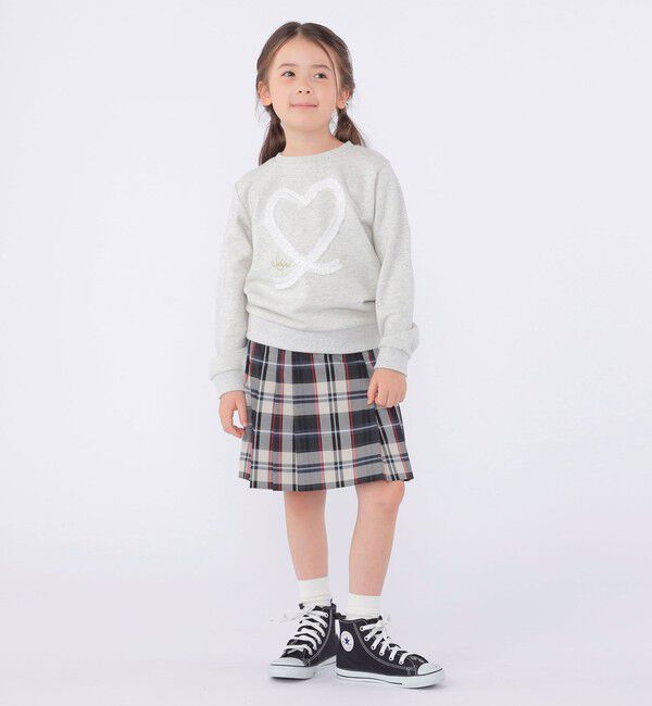 SHIPS KIDS「100～130cm / チェック プリーツ スカート」|スカート|
