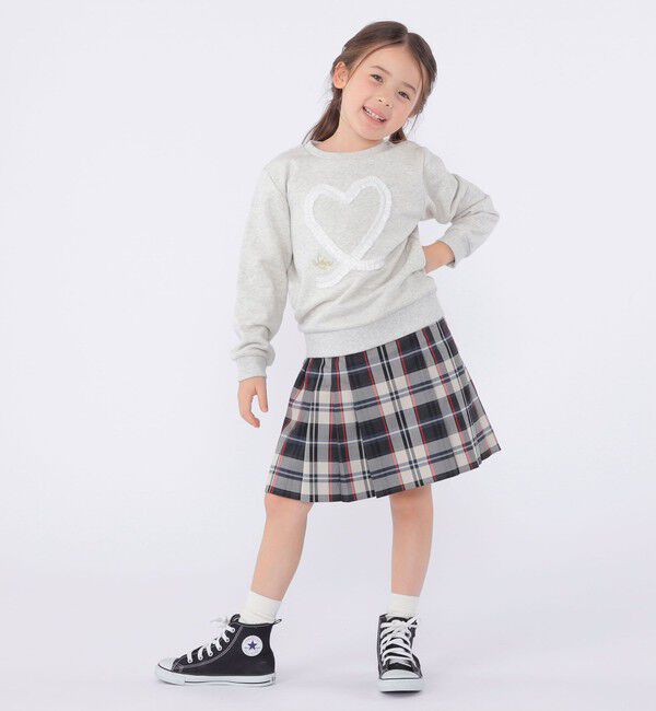 SHIPS KIDS「100～130cm / チェック プリーツ スカート」|スカート|