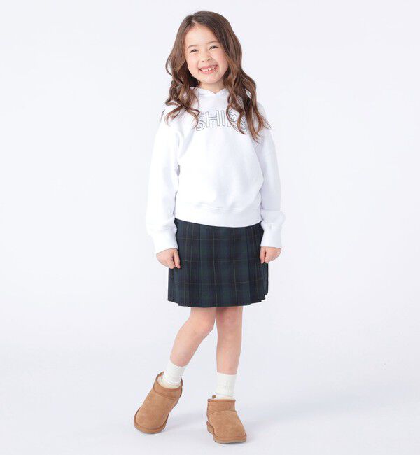 SHIPS KIDS「SHIPS KIDS:100～130cm /セレモニー チェック プリーツ スカート」|スカート|