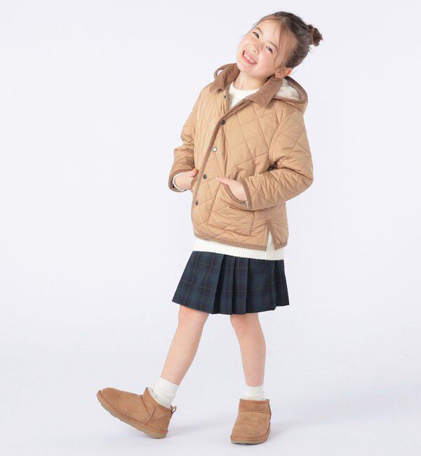 SHIPS KIDS「SHIPS KIDS:100～130cm /セレモニー チェック プリーツ スカート」|スカート|