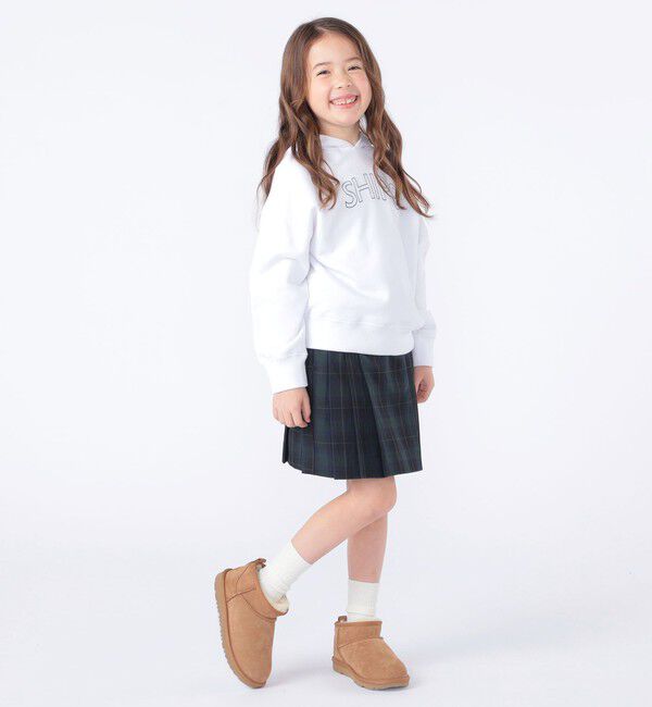SHIPS KIDS「SHIPS KIDS:100～130cm /セレモニー チェック プリーツ スカート」|スカート|