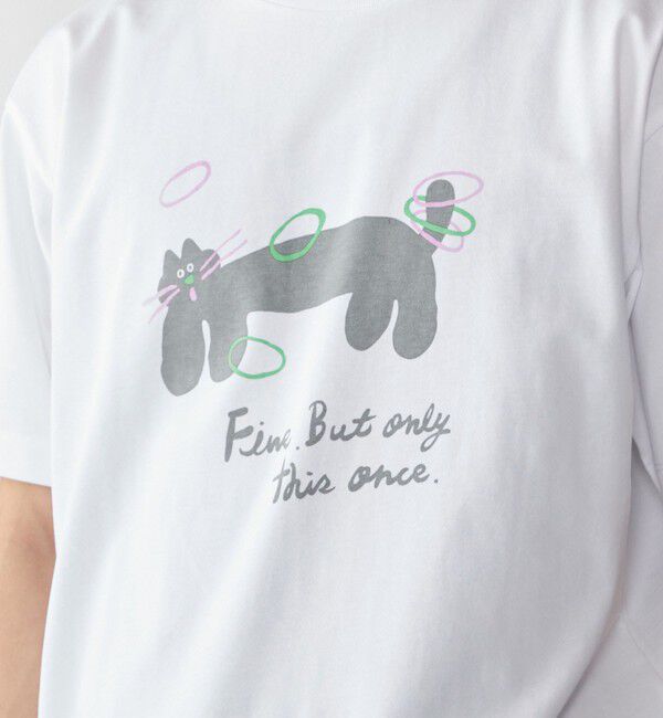 SHIPS「【City Ambient Products別注】黒田 愛里: アート Tシャツ」|Tシャツ・カットソー|
