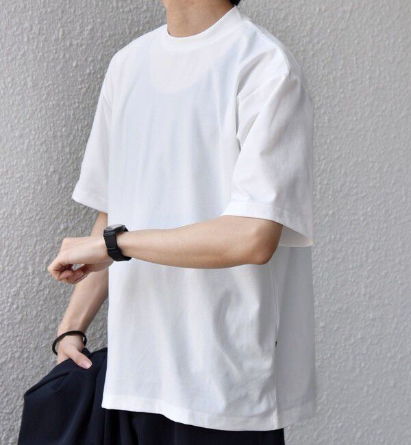 SHIPS any「SHIPS any: SOLOTEX(R) バックピケ スロープネック ジャケット Tシャツ 26SS◇」|Tシャツ・カットソー|