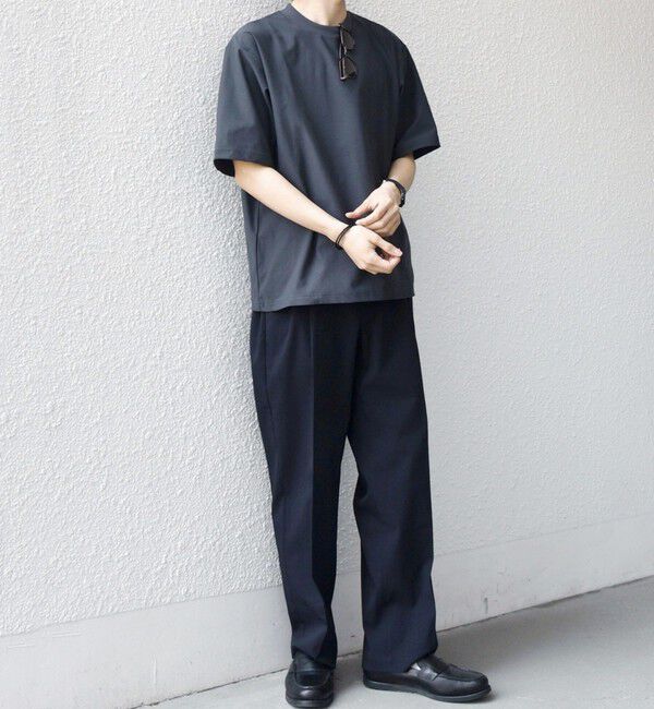 SHIPS any「SHIPS any: SOLOTEX(R) バックピケ スロープネック ジャケット Tシャツ 26SS◇」|Tシャツ・カットソー|