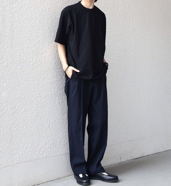 SHIPS any「SHIPS any: SOLOTEX(R) バックピケ スロープネック ジャケット Tシャツ 26SS◇」|Tシャツ・カットソー|