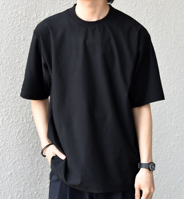SHIPS any「SHIPS any: SOLOTEX(R) バックピケ スロープネック ジャケット Tシャツ 26SS◇」|Tシャツ・カットソー|